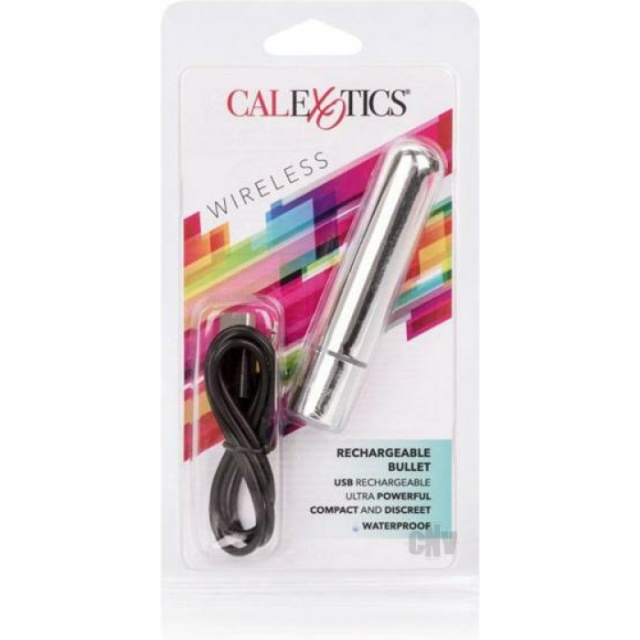 Rechargeable Bullet Vibrator Silver - Image 3