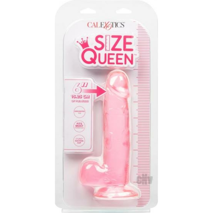 Size Queen 6in Pink - Image 1