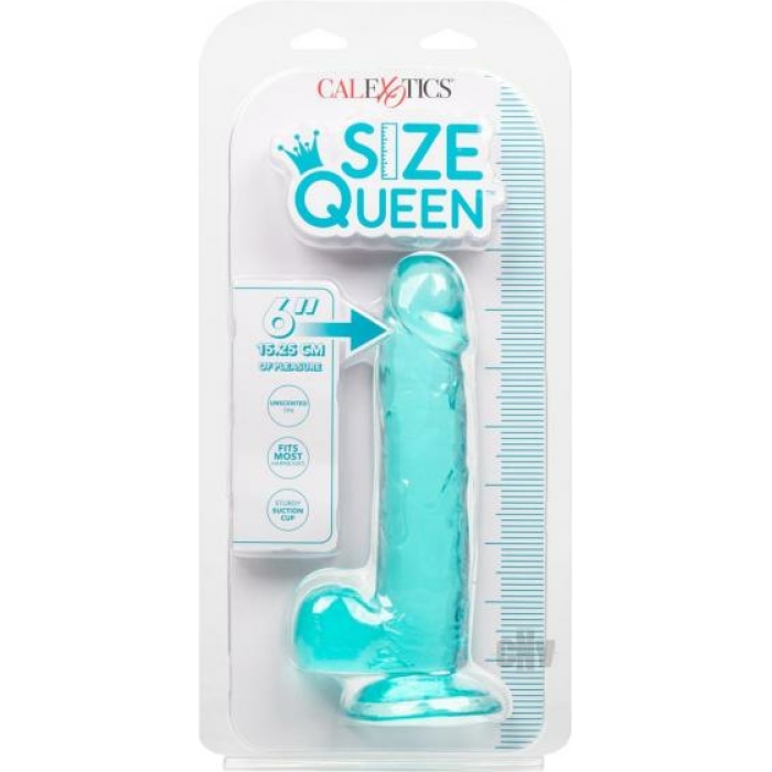 Size Queen 6in Blue - Image 1