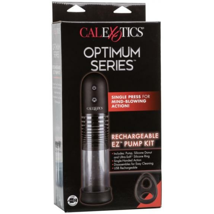 Optimum Rechargeable EZ Penis Pump Kit Clear - Image 2