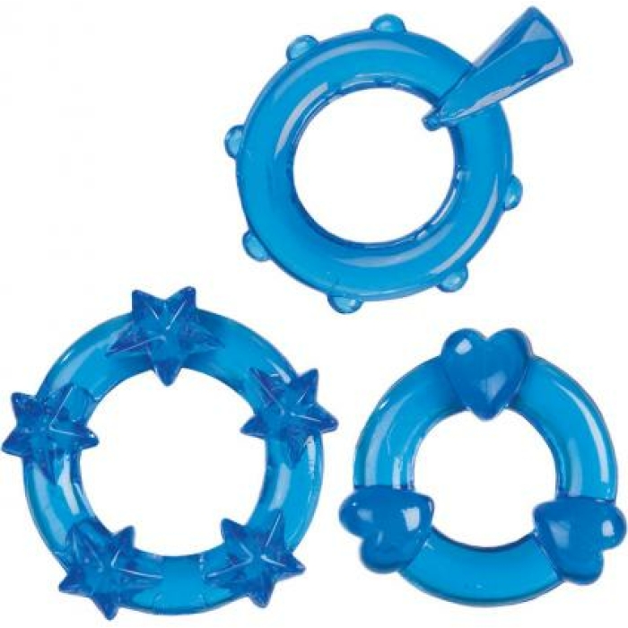 Magic C Rings Set Of 3 Blue - Image 1