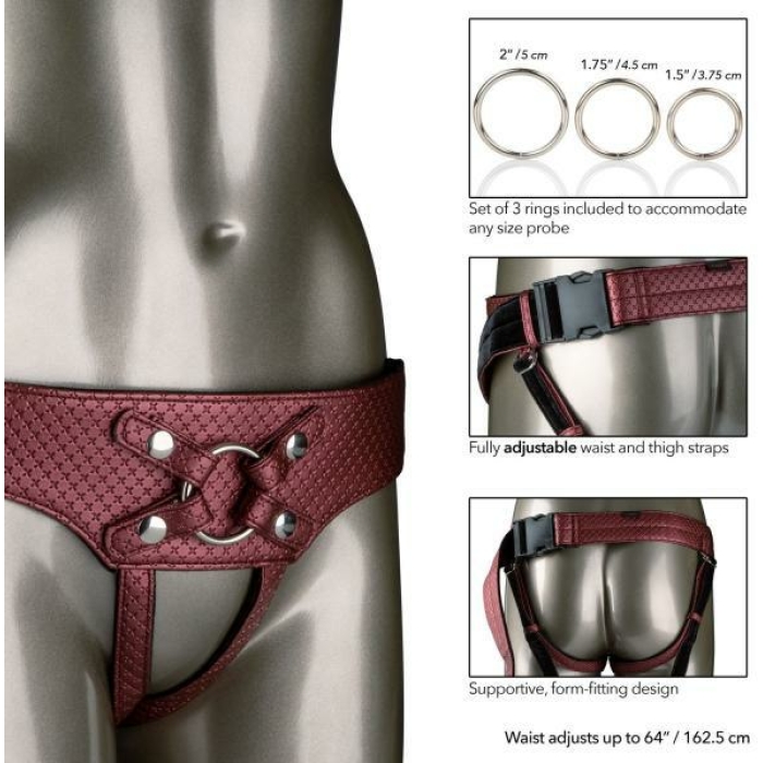 Her Royal Harness The Regal Empress Red - Image 2