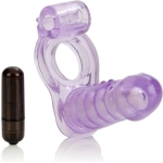 Double Diver Vibrating Enhancer Penetrator Purple - Image 2