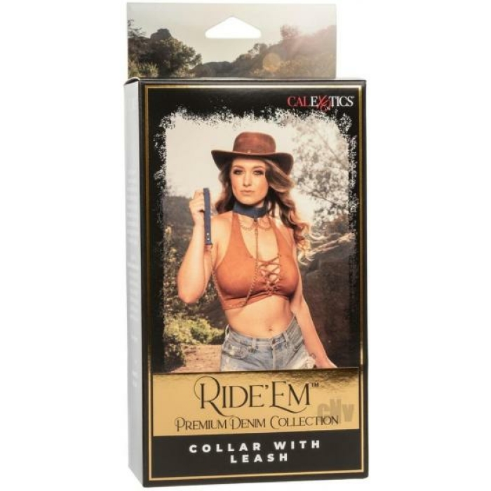 Ride Em Premium Denim Coll Collar Leash - Image 1