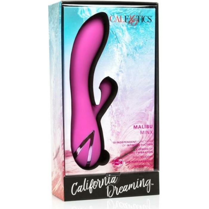 California Dreaming Malibu Minx Purple Rabbit Vibrator - Image 3