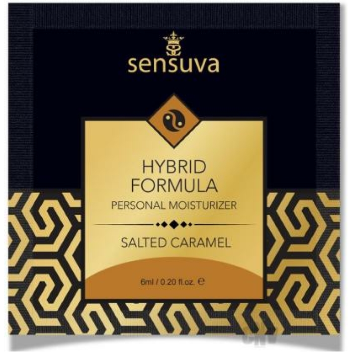 Sensuva Hybrid Personal Moisturizer Single Use Packet Salted Caramel .20oz - Image 1