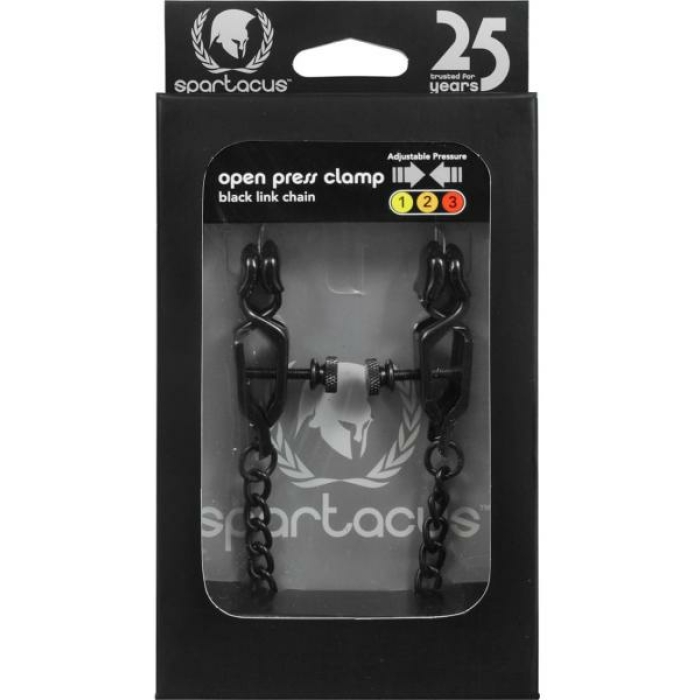 Blackline Adjustable Open Wide Nipple Clamps Black - Image 2