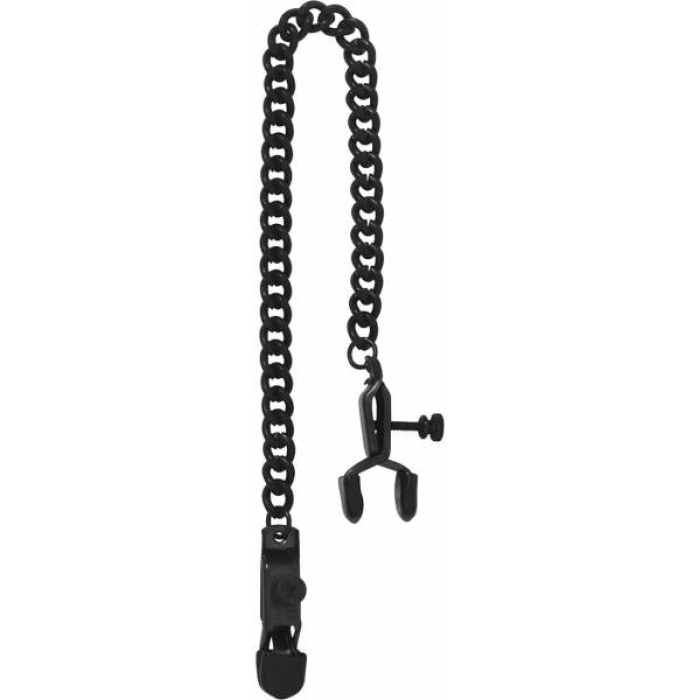 Blackline Adjustable Open Wide Nipple Clamps Black - Image 1