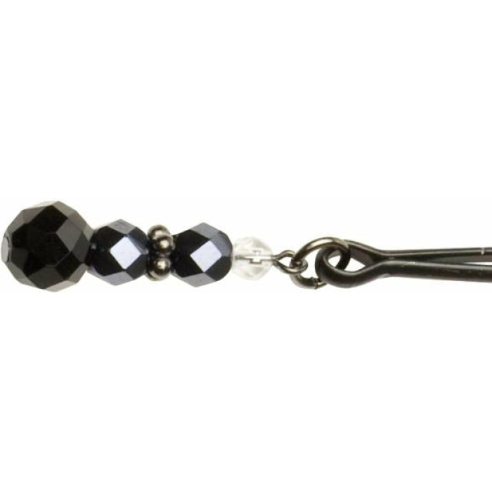 Beaded Clit Clamp With Tweezer Tip - Black - Image 2