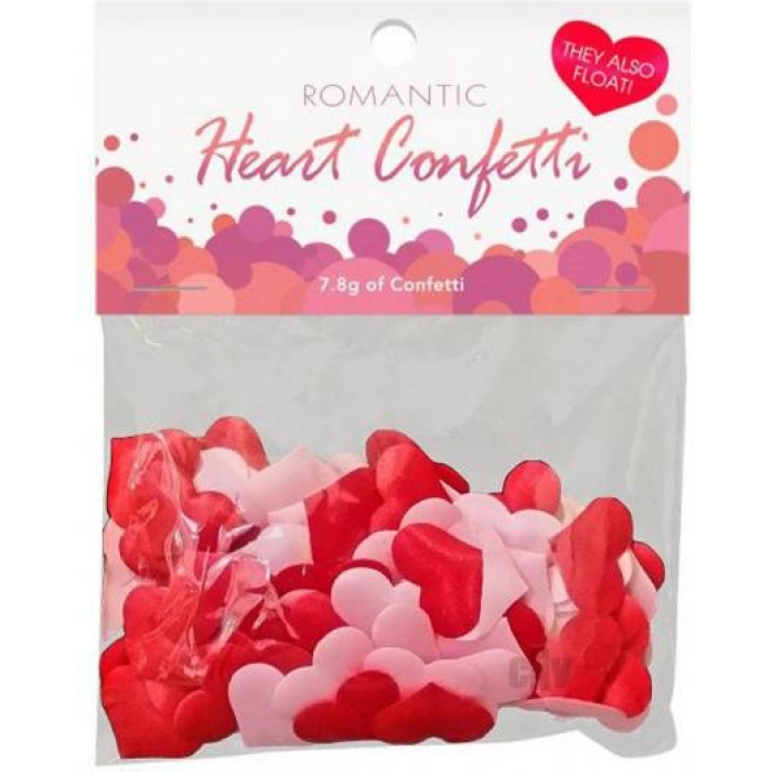 Romantic Heart Confetti Red, Pink - Image 1
