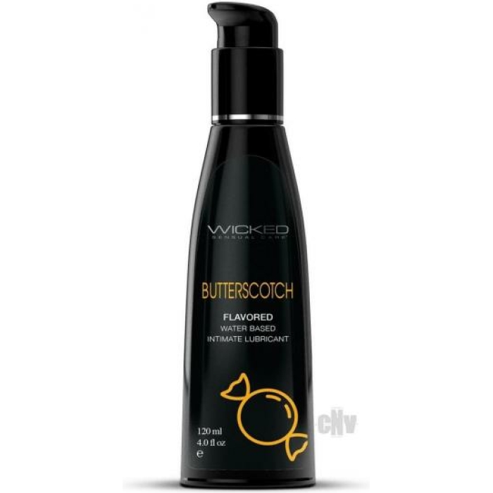 Wicked Aqua Butterscotch Lube 4oz - Image 1