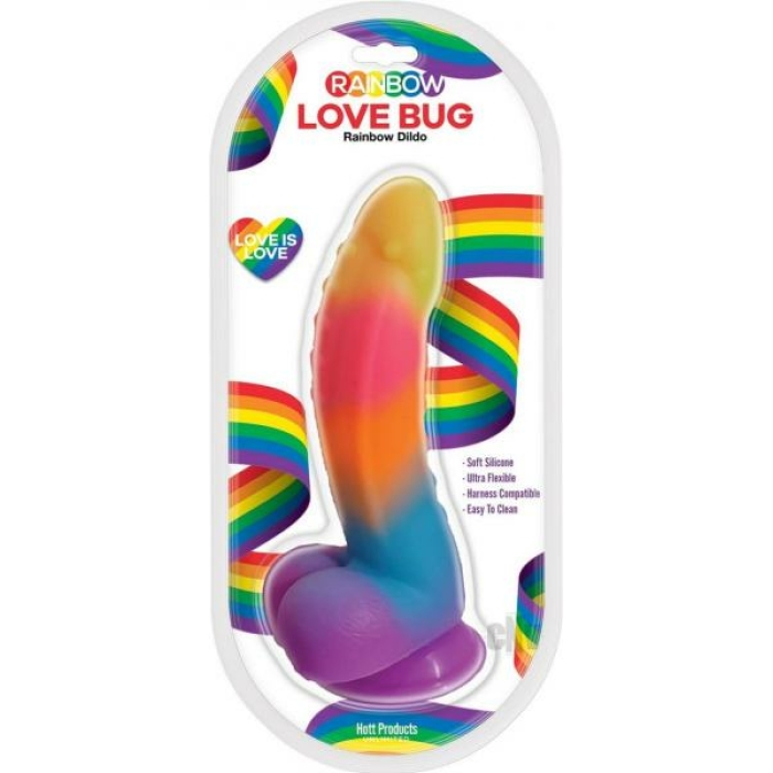 Love Bug Dildo Rainbow - Image 1
