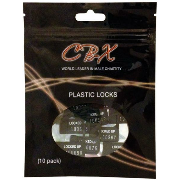 Male Chastity Plastic Locks 10 Per Pack - Image 2