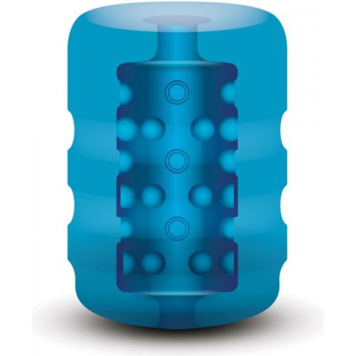 Zolo Backdoor Beaded Texture Pocket Stroker Blue - Image 1