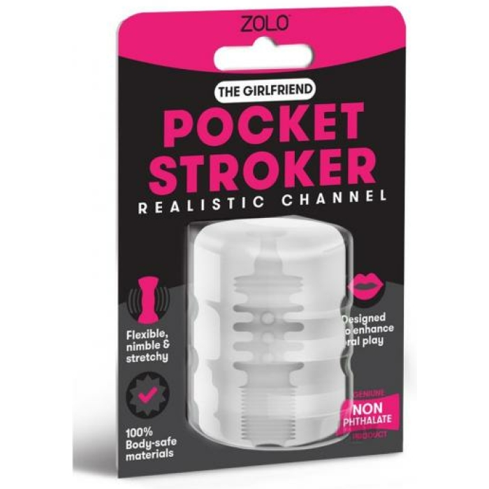 Zolo The Girlfriend Pocket Stroker White - Image 2