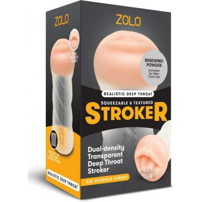 Zolo Male Masturbator Deep Throat Clr - Image 1