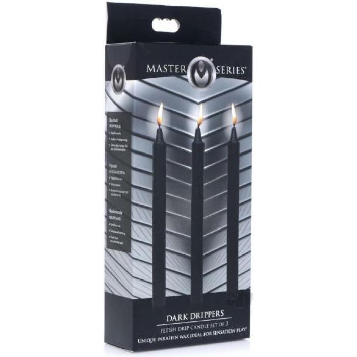 Fetish Drip Candles 3 Pack - Black - Image 1