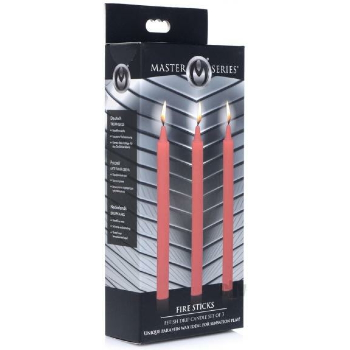 Ms Fire Stick Fetish Candles 3pc - Image 1