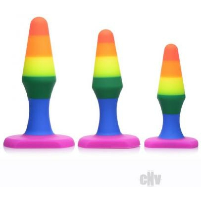 Frisky Rainbow Silicone Anal Trainer Set - Image 1