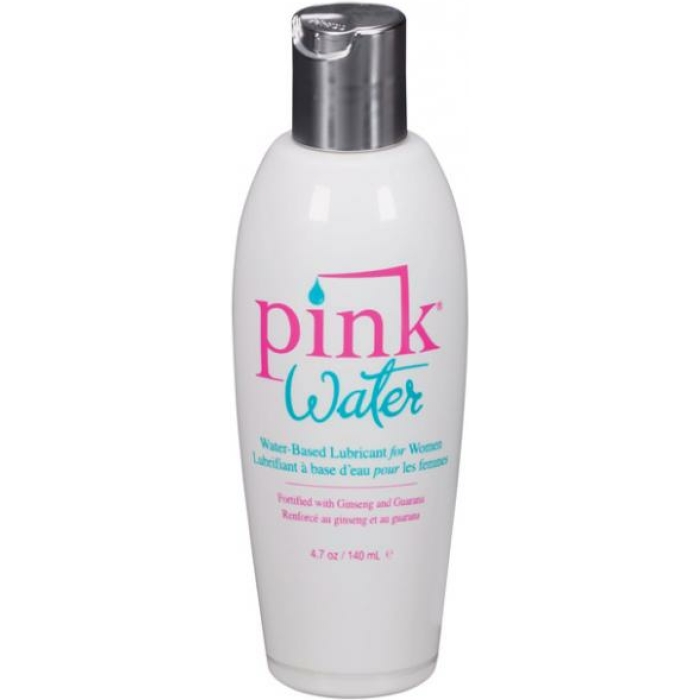 Pink Water Based Lubricant for Women Flip Top 4.7oz Bottle - Image 1