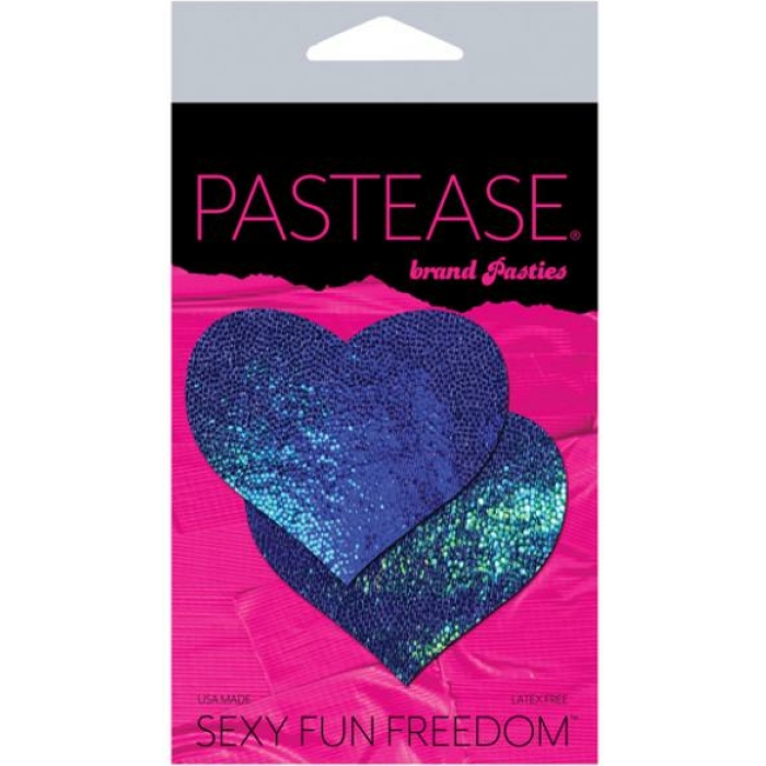 Pastease Blue Spectrum Liquid Heart Pasties O/S - Image 2