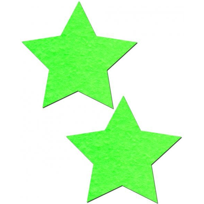 Glow In The Dark Stars Pasties O/S - Image 1