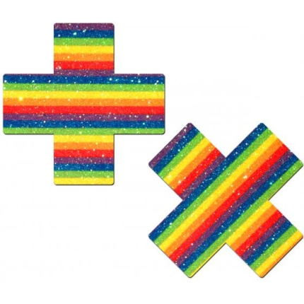 Pastease Glitter Rainbow Plus Pasties