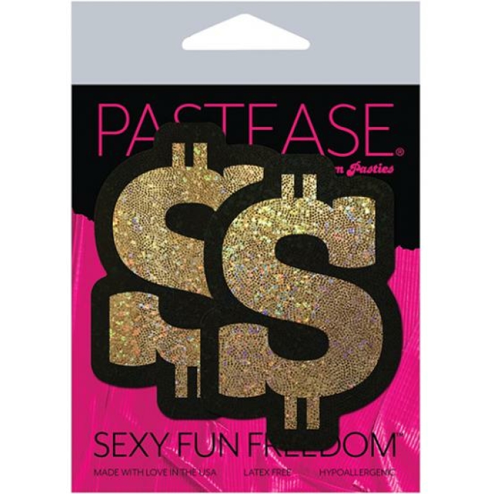 Pastease Glitter Dollar Sign - Gold O/s - Image 1