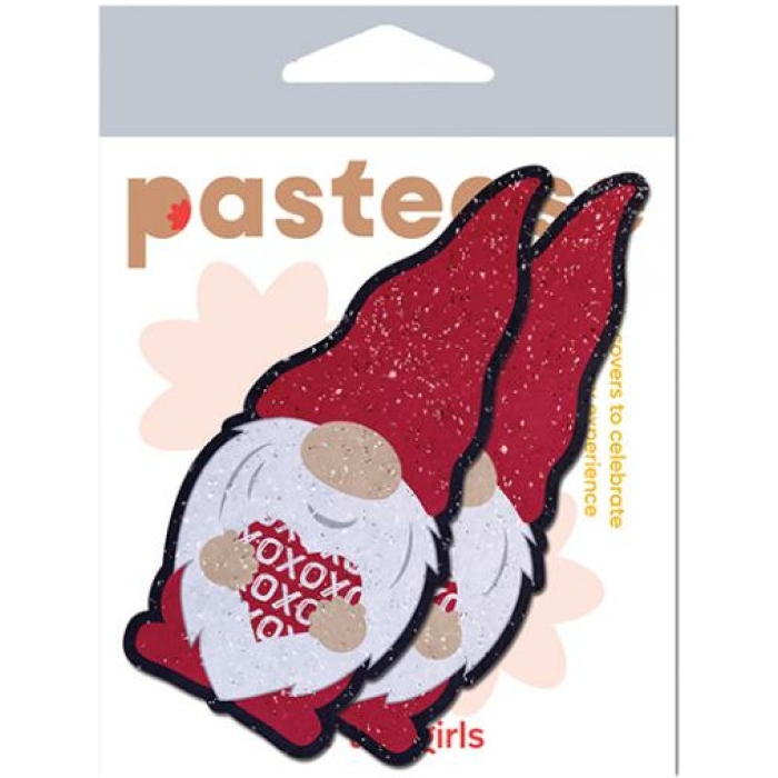 Pastease Valentine Sweetheart Garden Gnome  - Red/white O/s - Image 1