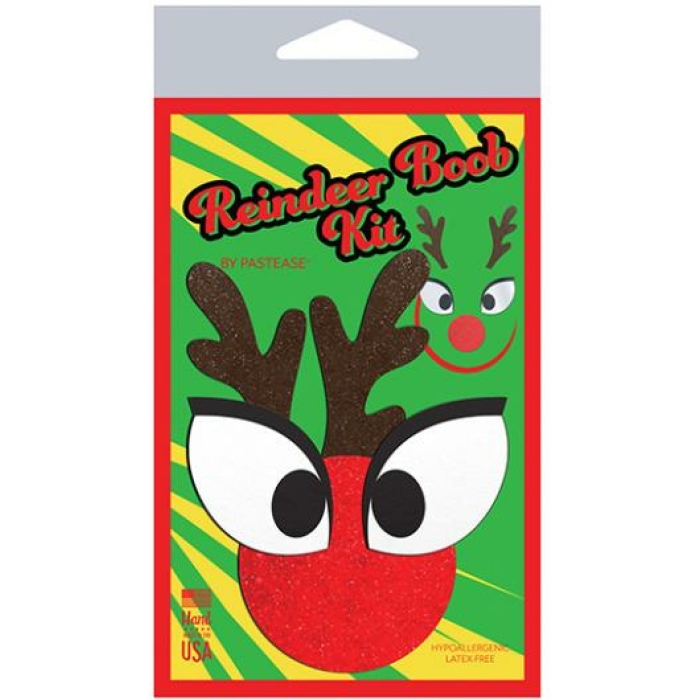 Pastease Premium Holiday Reindeer Boob Kit - Multi O/s - Image 1
