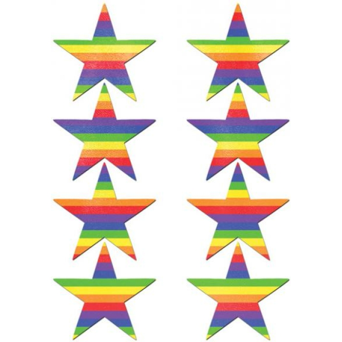 Pastease Mini Rainbow Stars Pack Of 8 O/S - Image 1