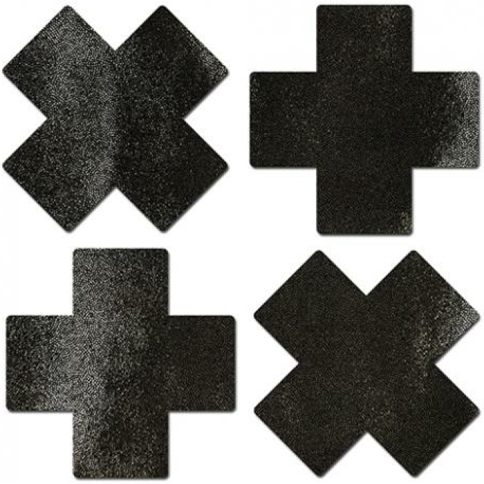 Pastease Petites Liquid Cross Black Pack Of 2 O/S - Image 1