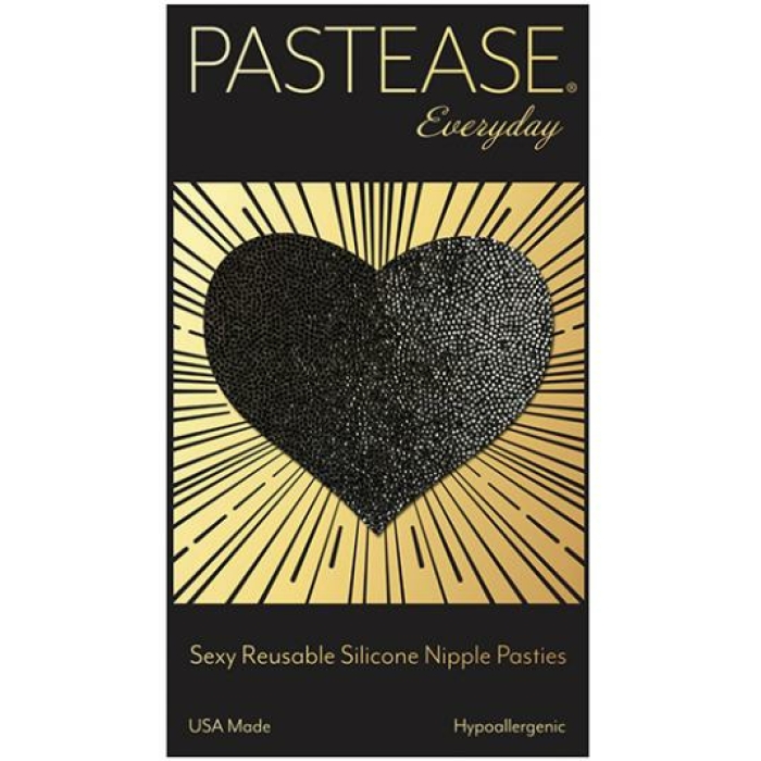 Pastease Reusable Liquid Heart - Black O/s - Image 1