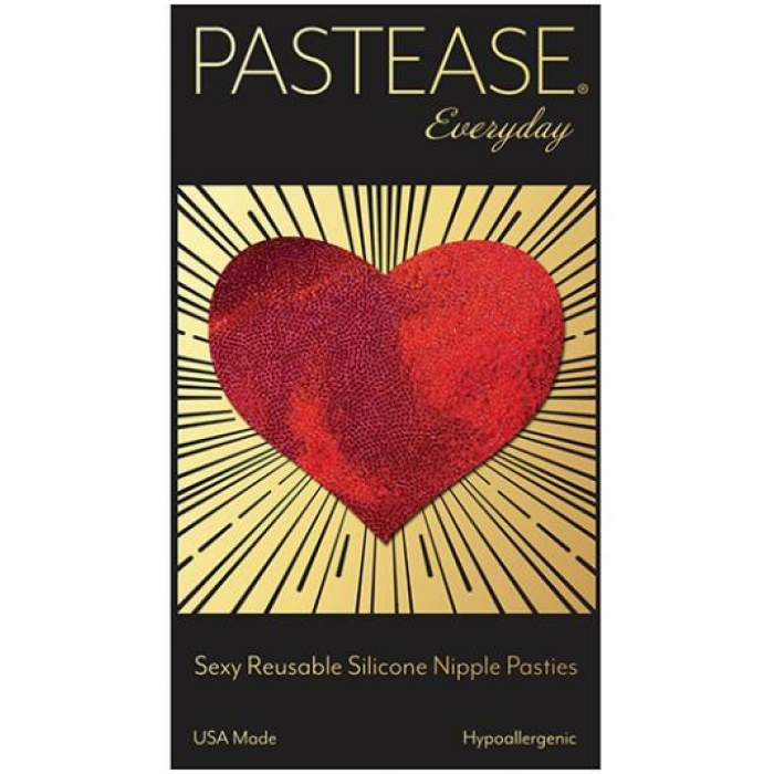 Pastease Reusable Liquid Heart - Red O/s - Image 1