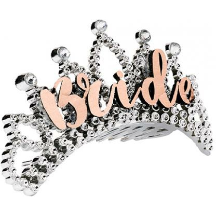 Bride Tiara - Rose Gold - Image 1