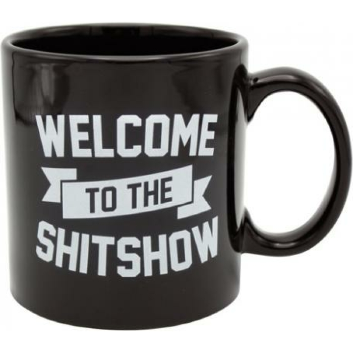Attitude Mug Welcome To The Sh*t Show Black Cup - Image 1