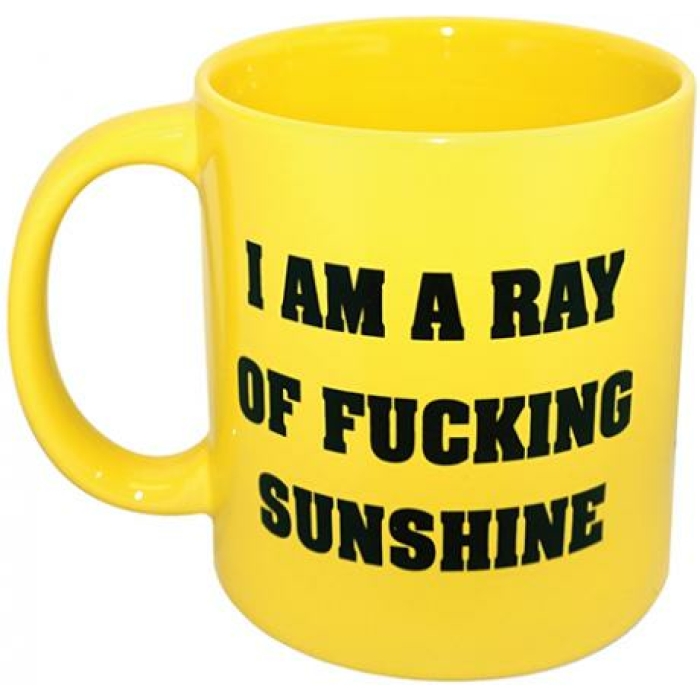 Attitude Mug I Am A Ray Of F*cking Sunshine Yellow - Image 1