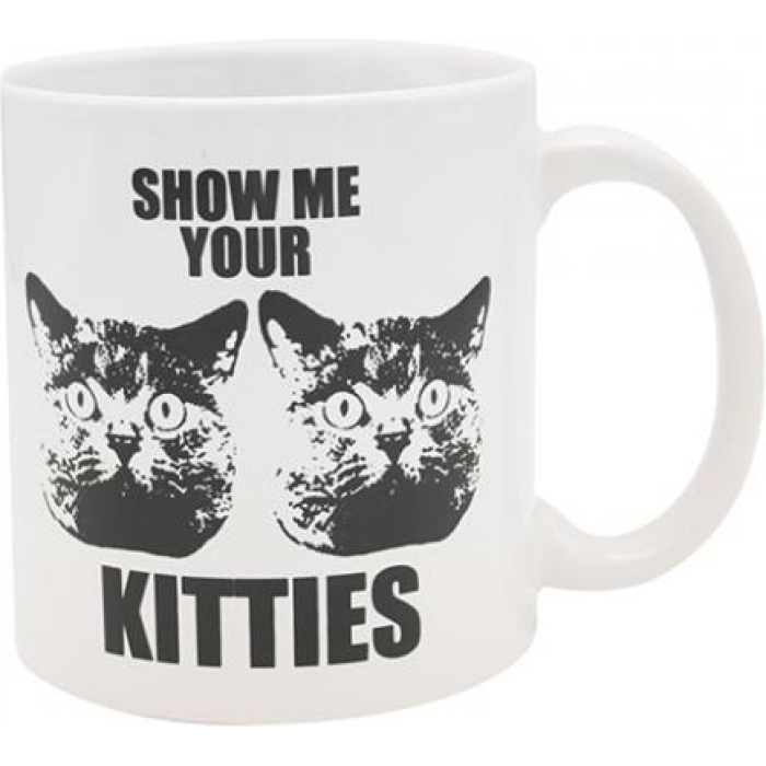 Attitude Mug Show Me Your Kitties - 22 Oz - Image 1