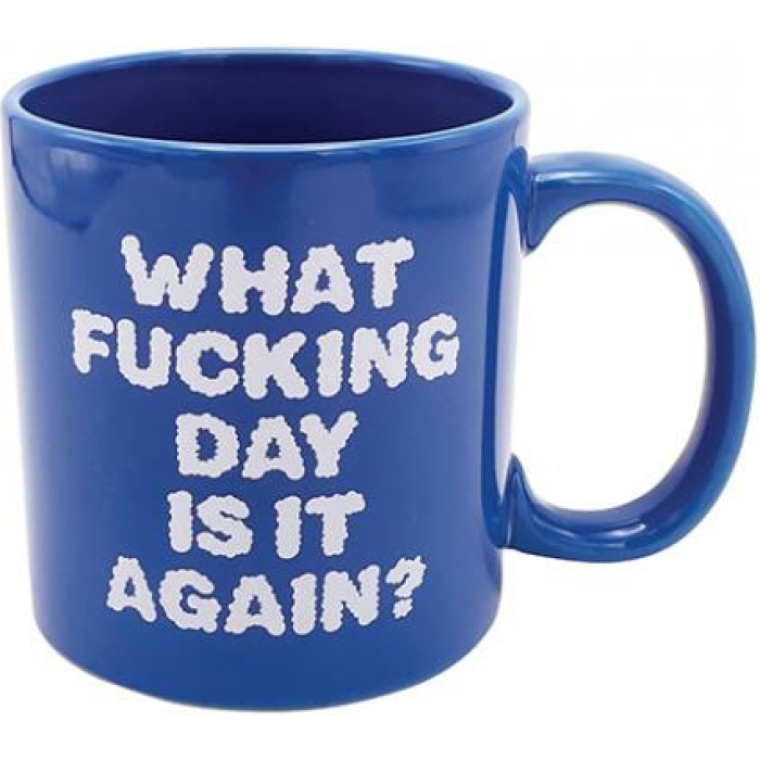 Attitude Mug What Fucking Day Is It Again - 22oz - Image 1
