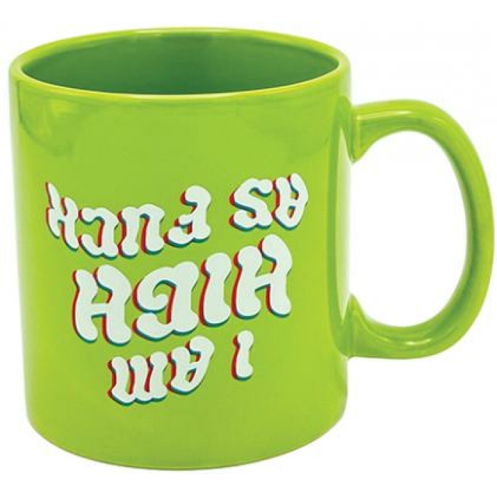 Attitude Mug High As Fuck - 12 Oz - Image 1