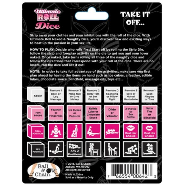 Ultimate Roll Naked & Naughty Dice Game - Image 3