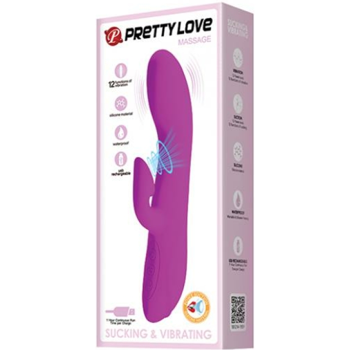 Pretty Love Flirt Sucking Rabbit - 12 Functions - Image 1