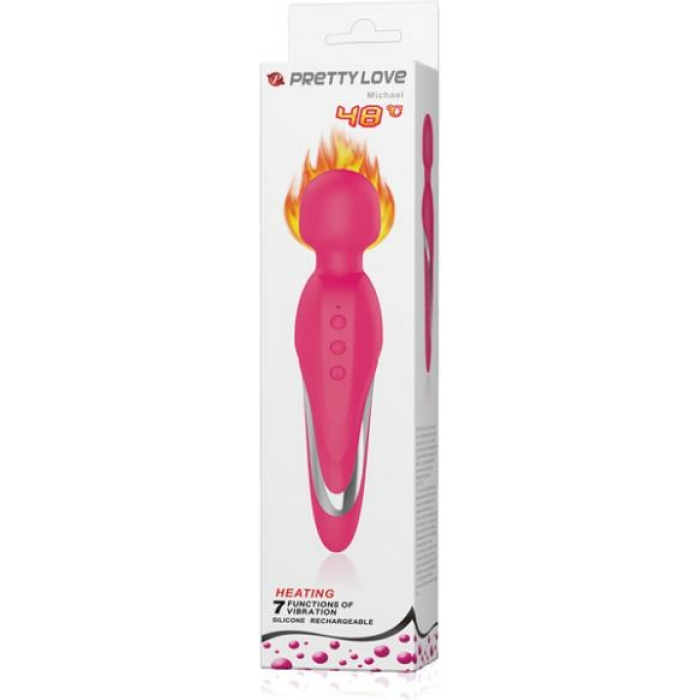 Pretty Love Michael Heating Body Wand Pink - Image 2