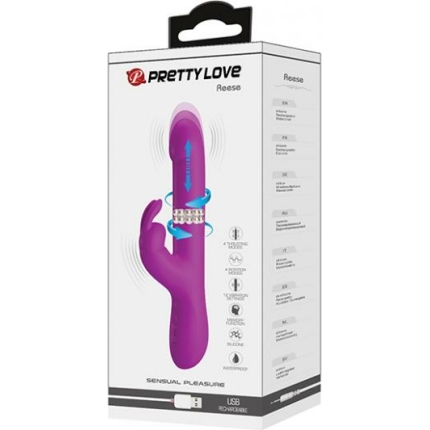 Pretty Love Reese Thrusting Rabbit - Fuchsia