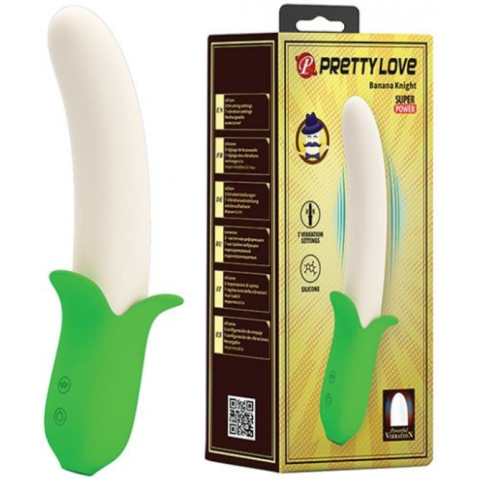 Pretty Love Banana Knight Vibrator - Green - Image 1