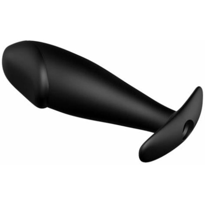 Pretty Love Vibrating Penis Shaped Butt Plug Black - Image 2
