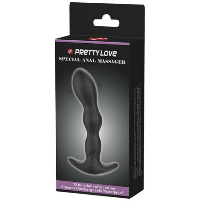 Pretty Love Special Anal Massager - Black - Image 1