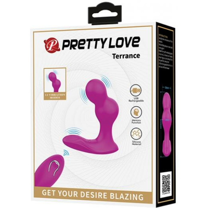 Pretty Love Terrance Dual Stimulator - Fuchsia - Image 1