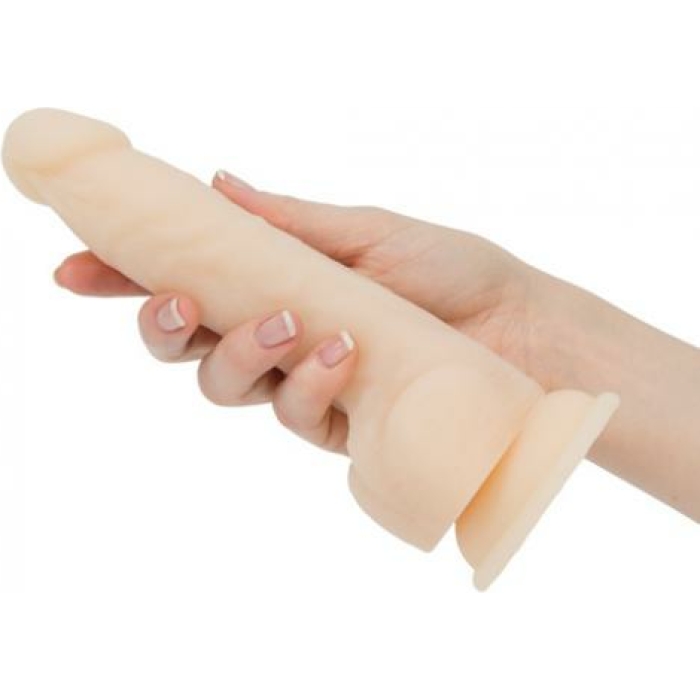 Naked Addiction 9 inches Thrusting Dong Beige - Image 2