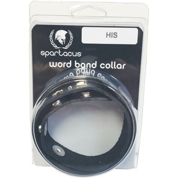 Spartacus His Leather Collar - Black - Image 1